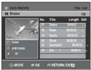 SAMSUNG DVD-R131 - Použití tlačítka MENU - 1