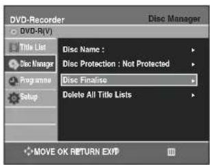 SAMSUNG DVD-R131 - Dokončení disku - 5