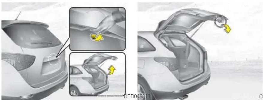 HYUNDAI Veracruz (2015) - 테일게이트 - 1