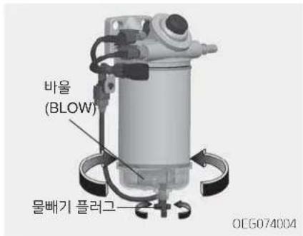 바을 (BLOW) 물배기 플러그 OC6074004