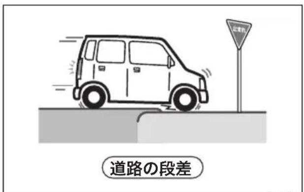 道路の段差