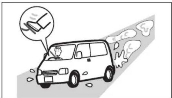 MAZDA Scrum Van (2018) - 水たまりを走行したあとや洗車後はブレーキの効きを確認 - 1