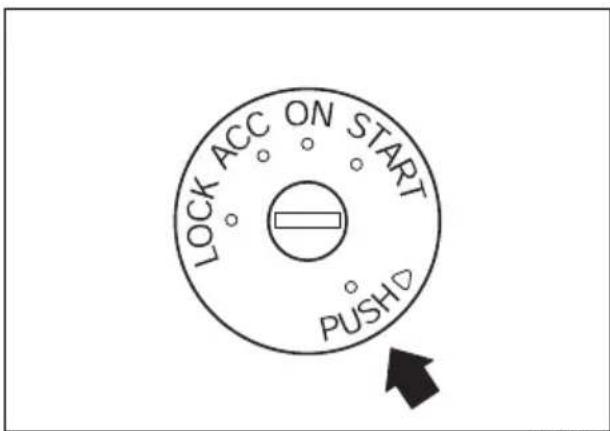 LOCK ACC ON START PUSH