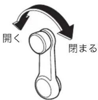 開く 閉まる