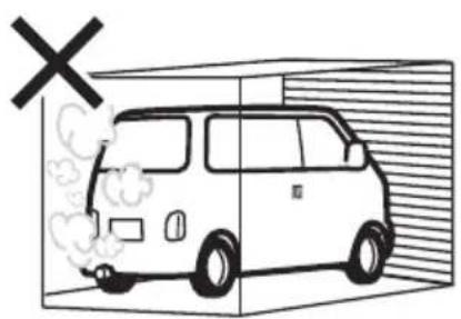 MAZDA Scrum Van (2018) - 換気が悪いところでエンジンをかけたままにしない - 1