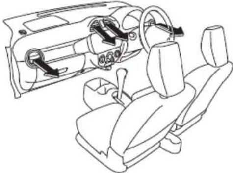MAZDA Carrol (2013) - 吹出し口切替えダイヤル - 3