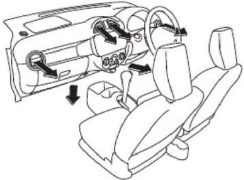 MAZDA Carrol (2013) - 吹出し口切替えダイヤル - 4