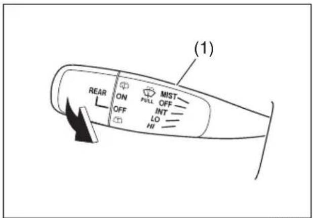 (1) REAR ON OFF PULL MIST OFF INT LO HI