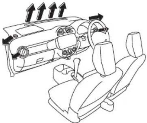 MAZDA Carrol (2013) - 吹出し口切替えダイヤル - 11