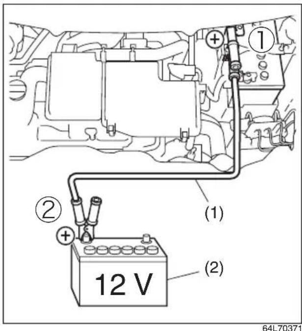 ① ② (1) (2) 12 V 64L70371