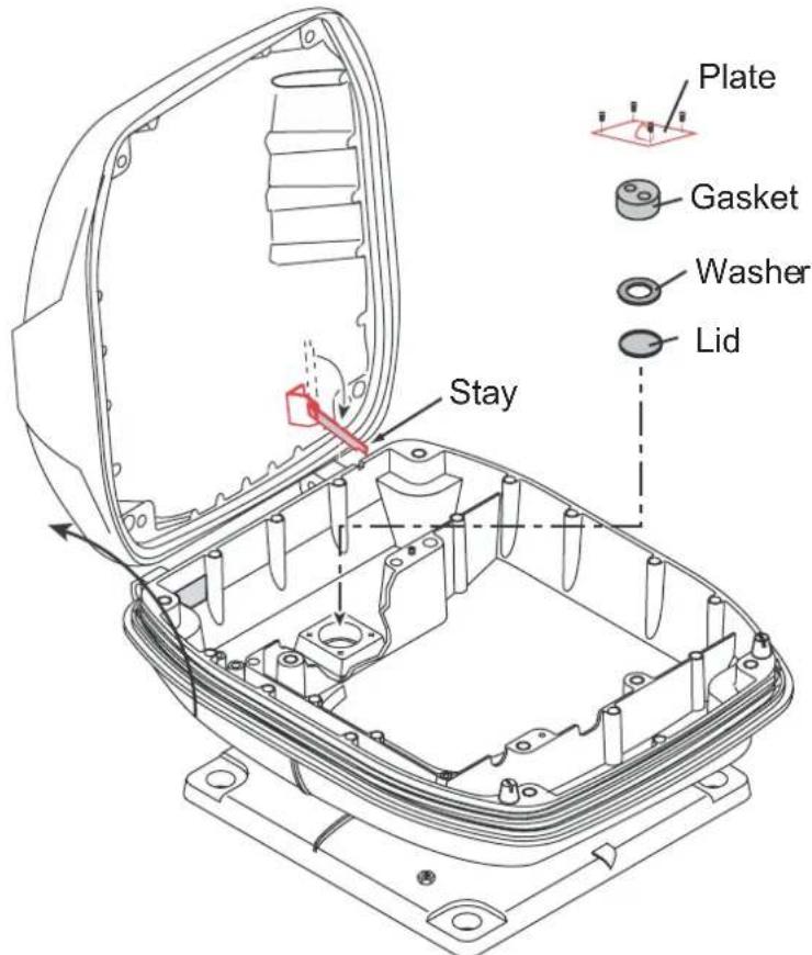 Plate Gasket Washer Lid Stay