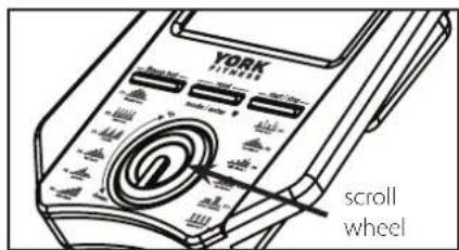 YORK scroll wheel