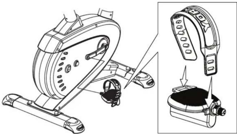 York Fitness Challenger Elite - Attach the pedals - 1