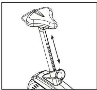 York Fitness Challenger Elite - Adjusting the seat height - 1