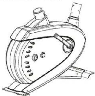 York Fitness Challenger Elite - THIS CYCLE TAKES UP A FLOOR SPACE OF 103 CM x 55 CM AND WEIGHS 28 KG. - 1