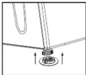 TEKA TKS1 600 BL - Ajuste dos pés - 1