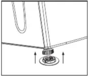 TEKA TKS1 600 BL - Adjusting feet - 1