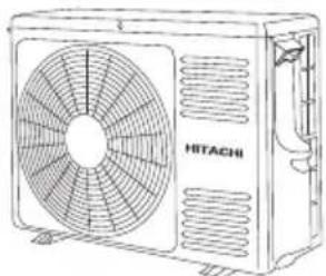 HITACHI RAS-X10EAG - SPLIT TYPE AIR CONDITIONER - 1
