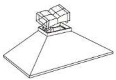 FRIGIDAIRE FJWA369TBIS - Install bottom section of telescopic flue cover - 3