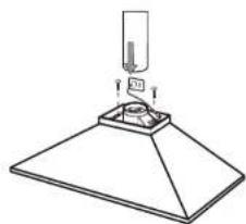 FRIGIDAIRE FJWA369TBIS - Montar el soporte de la cubierta del conducto - 10