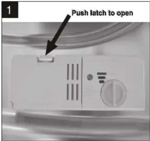 Push latch to open