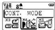 AIWA PT-H99 - To set the Continue mode: - 1