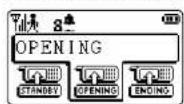 AIWA PT-H99 - To display an image in the opening/ending display: - 1
