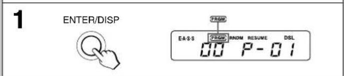 1 ENTER/DISP E4-S3 E4-S3 FROM ROM RNDM RESUME DSL 00 P-01