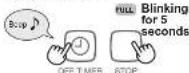 SHARP DW-D20A - To cancel the Auto Off function (For continuous drainage) - 1