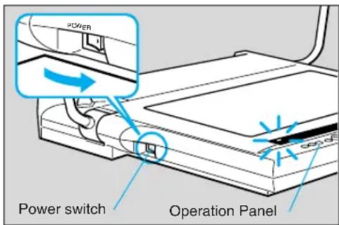 POWER Power switch Operation Panel