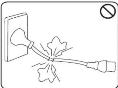 Bellini BTPRC250 - Do not use a damaged power cord - 1