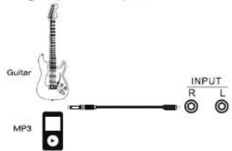 Guitar MP3 INPUT R L