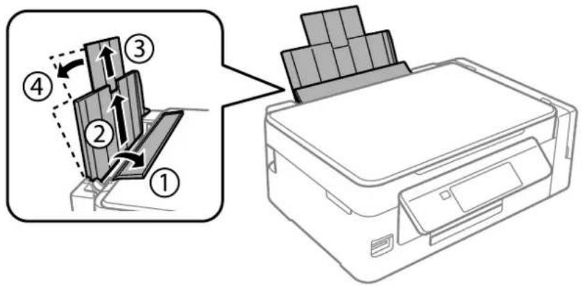 EPSON EcoTank EP-M570T - シートフィーダーに印刷用紙をセットする - 1