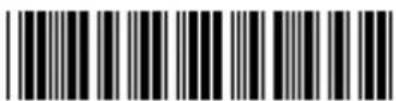 Barcode image with black and white vertical bars, no visible text or symbols