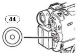 Technical line drawing of a mechanical assembly with a numbered component (44), no visible text or symbols