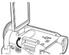 PANASONIC NV-GS188 - 插入 / 取出记忆卡 - 1