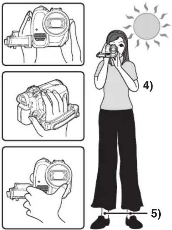 4) 5)