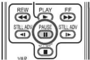 REW PLAY FF STILL ADV PAUSE STILL ADV C-UP VAR