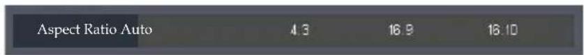 Aspect Ratio Auto 4.3 16.9 16.10
