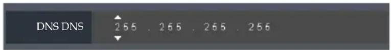 DNS DNS 255 . 255 . 255 . 256