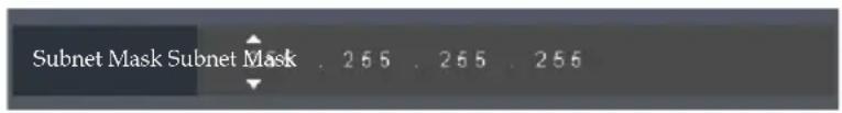 Subnet Mask Subnet Mask . 2 5 5 . 2 5 5 . 2 5 5