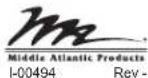 Middle Atlantic LF-HD - PRODUCT FEATURES - 1