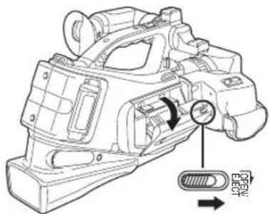 PANASONIC NV-MD10000GK - 插入 / 取出磁带 - 1