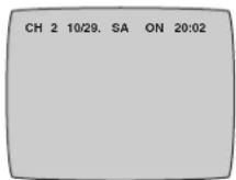 PANASONIC NV-HV62GH - To Check the Recorded Programming Data (Time Stamp Function) - 1