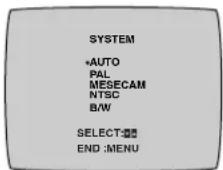 PANASONIC NV-HV62GH - To Set the Colour TV System - 1