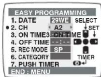 PANASONIC NV-HV62GH - Timer Recording from an External Signal Source - 1