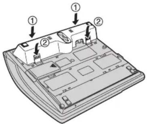 Technical diagram of a computer chassis with numbered components for identification