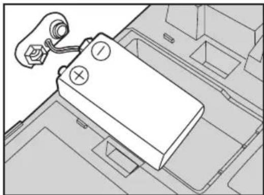 PANASONIC KX-TS4100B - Battery installation - 2
