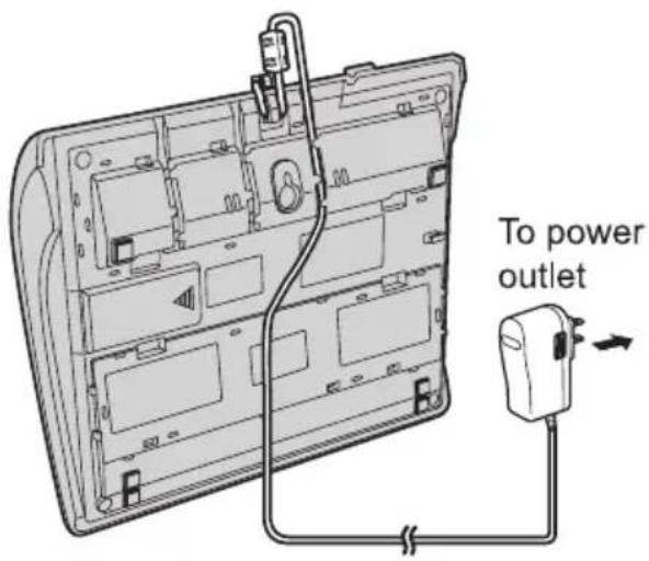 To power outlet