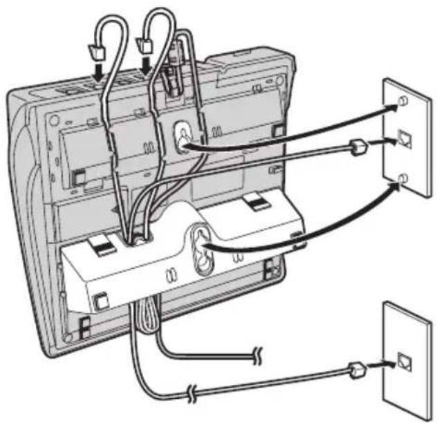 PANASONIC KX-TS4100B - Wall mounting - 4